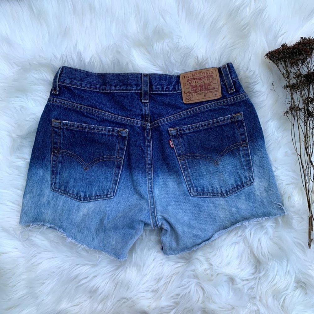 🌑 S O L D 🌑 
Handcrafted Levi’s 505 Cutoffs